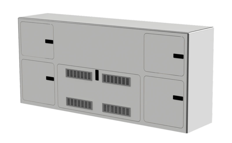 Load image into Gallery viewer, EcoFlow PowerKit cabinet van electrical system wheel well mount aluminum