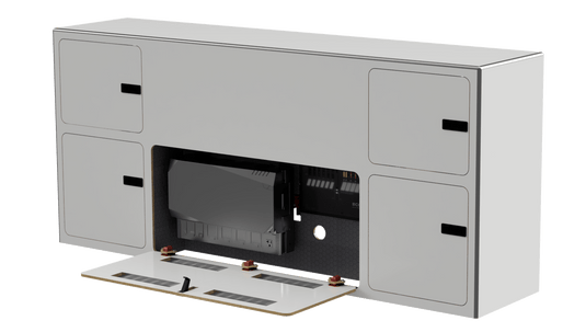 PowerKit electrical cabinet dimensions 72 inch extended van system