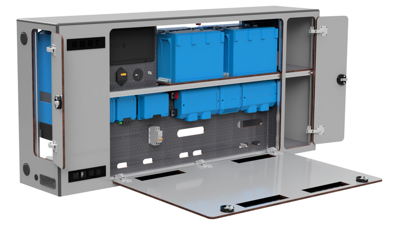 Load image into Gallery viewer, Electrical Cabinet: Victron Power System || Extended - Skyliner Gear LLC