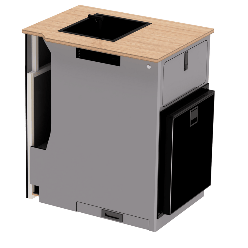 Load image into Gallery viewer, Kitchen Galley: Oasis Compact || Passenger Door | 65L - Skyliner Gear LLC