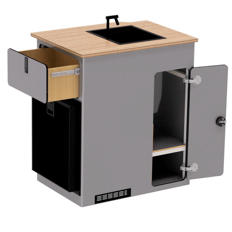 Load image into Gallery viewer, Kitchen Galley: Oasis Compact || Passenger Door | 65L - Skyliner Gear LLC