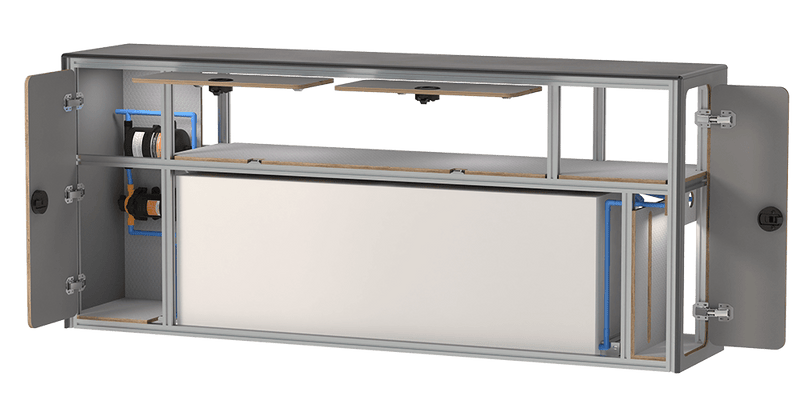 Load image into Gallery viewer, Wheel well cabinet with 20-gallon water tank