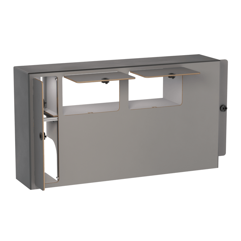 Load image into Gallery viewer, 33 gallon van water cabinet wheel well mount aluminum frame