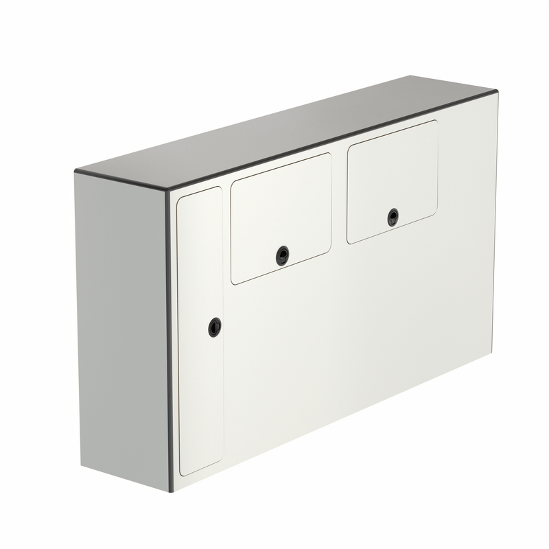 Load image into Gallery viewer, 33 gallon van water cabinet wheel well mount aluminum frame