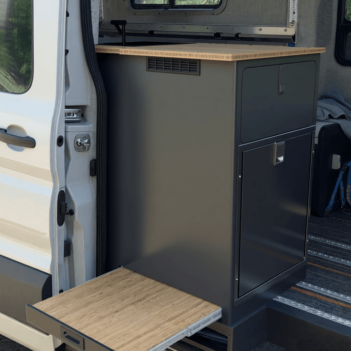 Kitchen Galley: Oasis Extended || Passenger Door | 85L Drawer - Skyliner Gear LLC